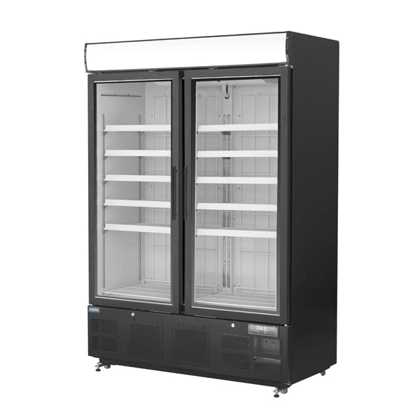 Polar G-Series Black Upright Display Freezer 920Ltr - GH429-A